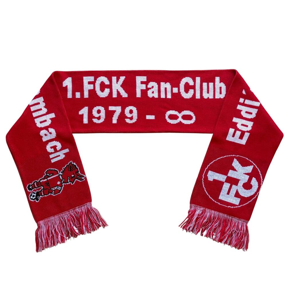 1.FCK 1FCK Kaiserslautern Red Devils German Fan Club Scarf Devils Soccer Futbol